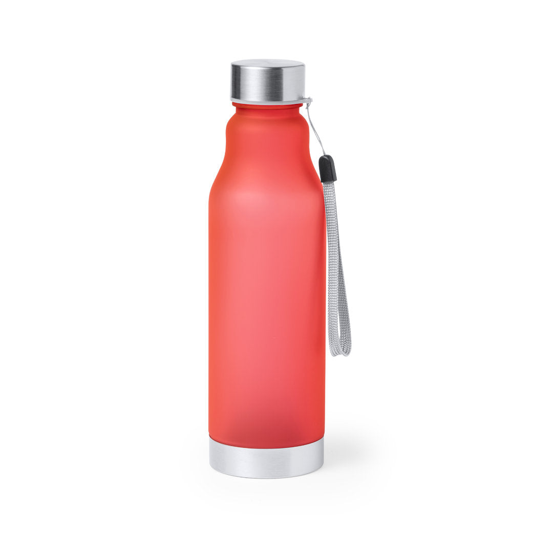 Bouteille sans bpa en rpet et en acier inoxydable 600 ml FIODOR rouge