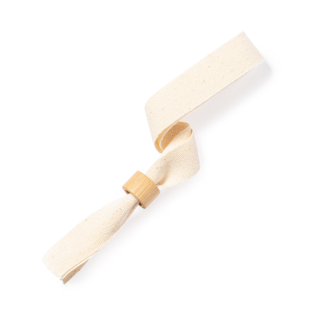 Bracelet de qualité : 100% coton avec fermoir en bambou, ajustable et sécurisé