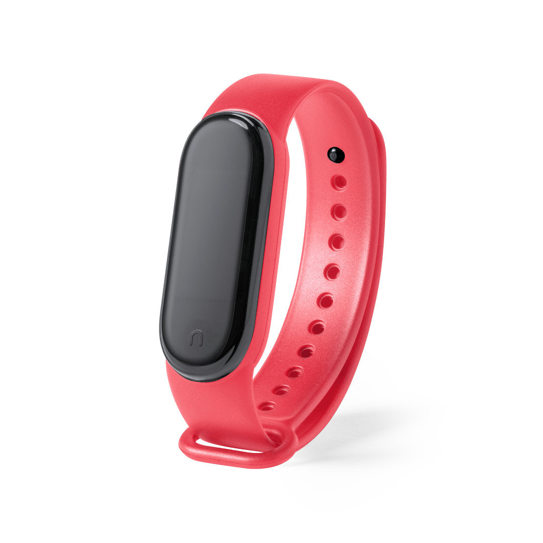 Bracelet intelligent multifonction, batterie 90 mAh, bracelet tpu SELKOS rouge