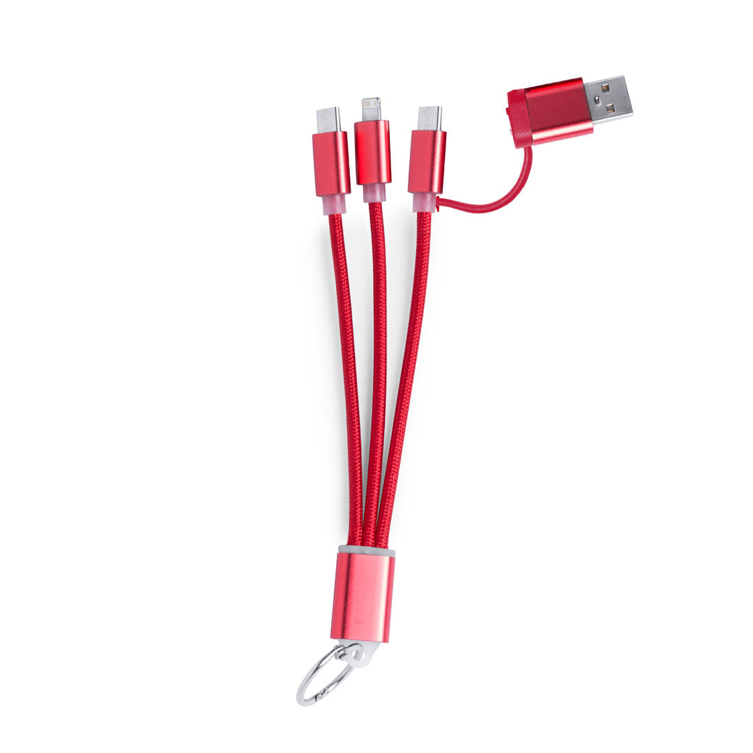 Câble de chargeur en aluminium FRECLES rouge