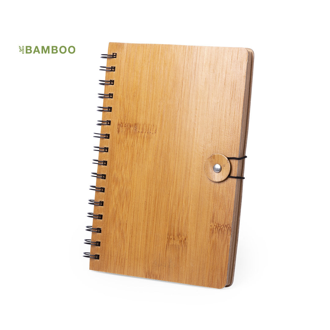 Cahier 80 feuilles, couverture rigide en bambou PALMEX