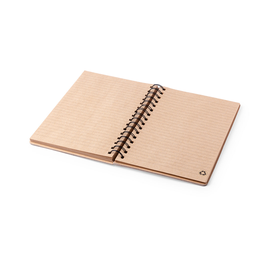 Cahier 80 feuilles, couverture rigide en bambou 