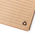 Cahier 80 feuilles, couverture rigide en bambou PALMEX marquage logo