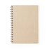 Cahier a5 80 feuilles avec couverture rigide en carton recyclé IDINA beige