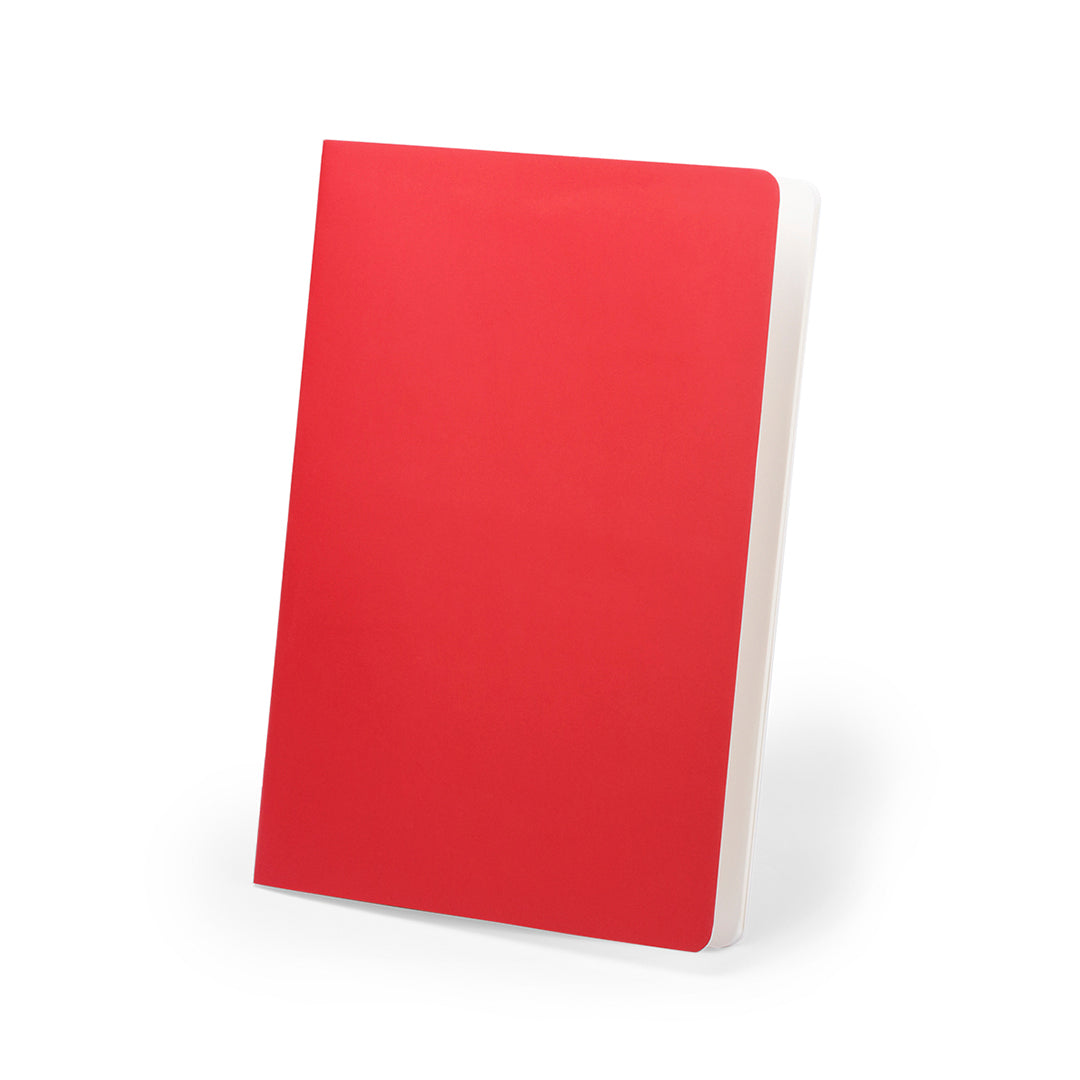 Cahier avec couverture en carton doux 40 feuilles DIENEL rouge