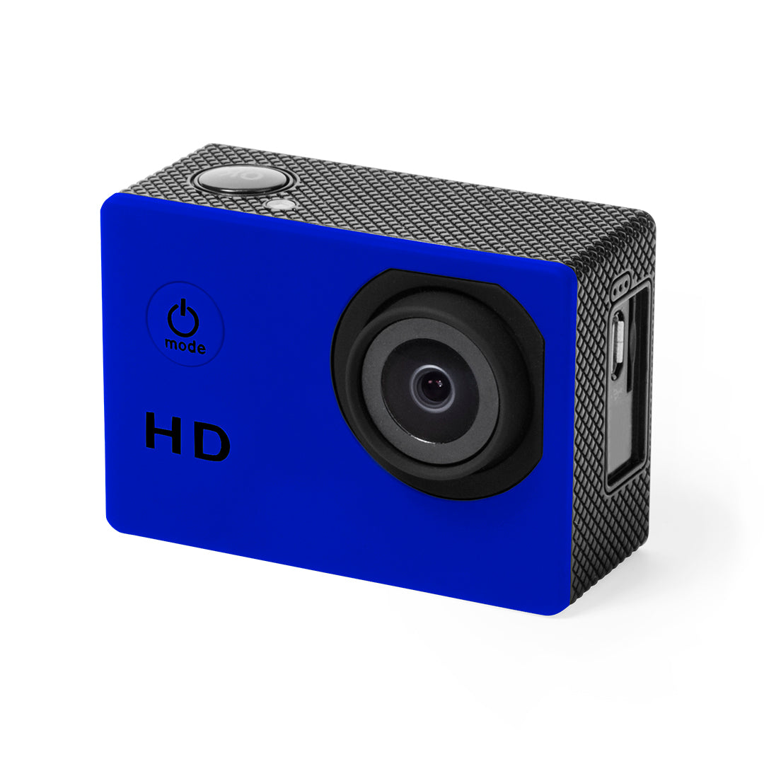 Caméra de sport, capture vidéo hd 720p, batterie 900 mAh KOMIR bleue