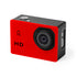 Caméra de sport, capture vidéo hd 720p, batterie 900 mAh KOMIR rouge