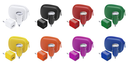 Set Chargeurs USB Canox coloris multiples