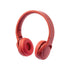 Casque audio bluetooth 5.0 avec jack 3,5 mm, batterie 200 mAh rouge