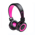 Casque audio bluetooth avec jack 3,5mm TRESOR rose