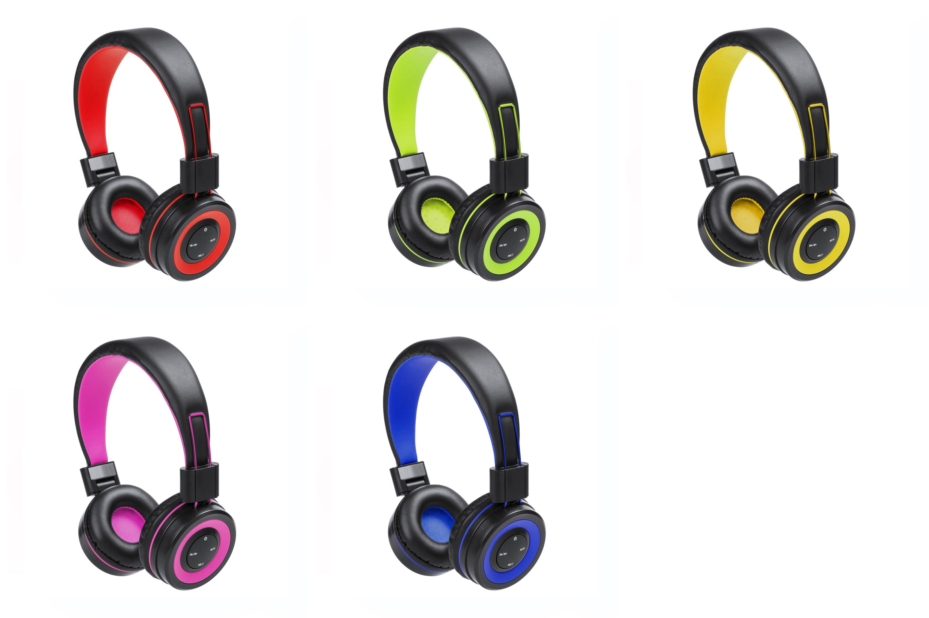 Casque audio bluetooth avec jack 3,5mm TRESOR coloris multiples