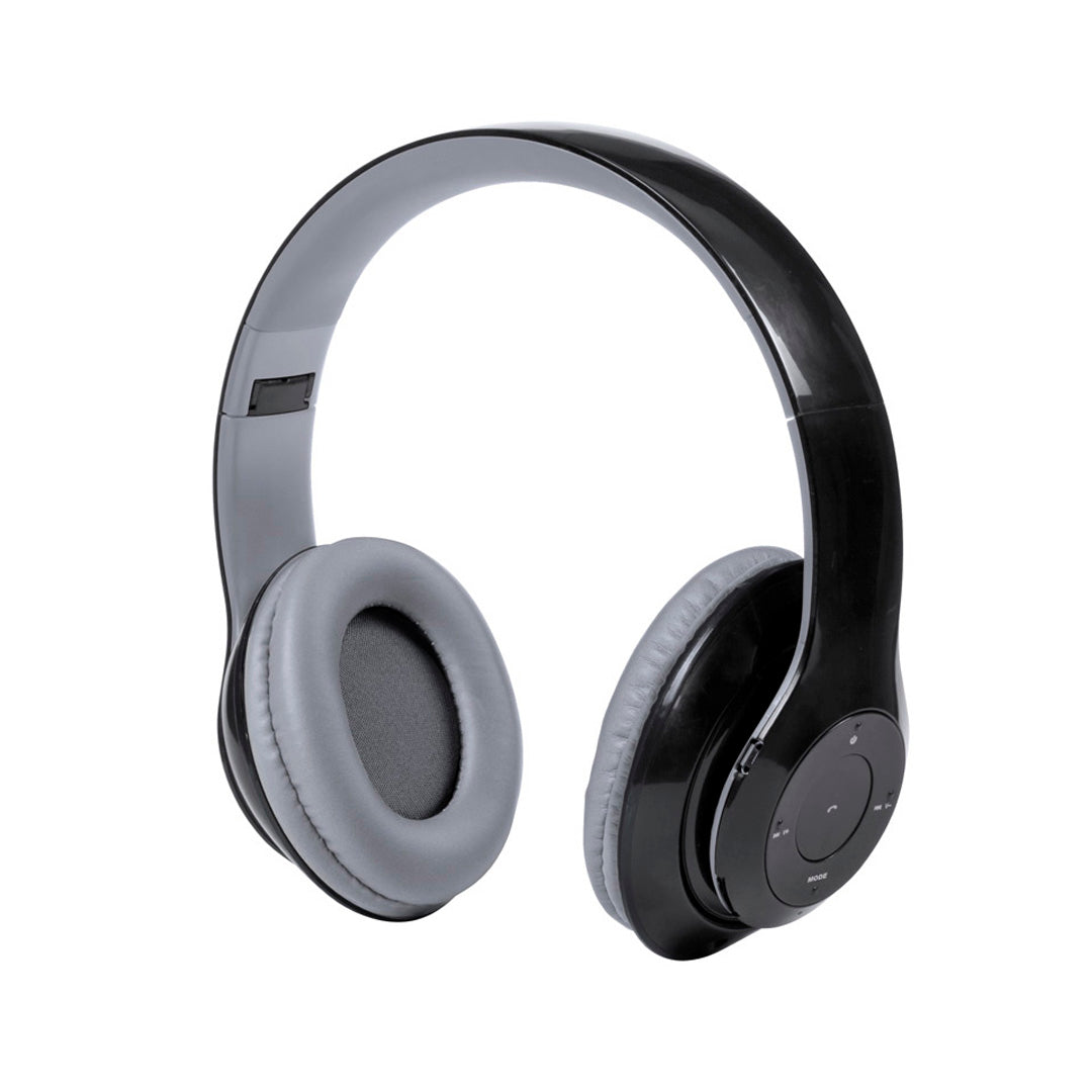 Casque audio bluetooth jack 3,5 mm, batterie 400 mAh LEGOLAX noir et gris