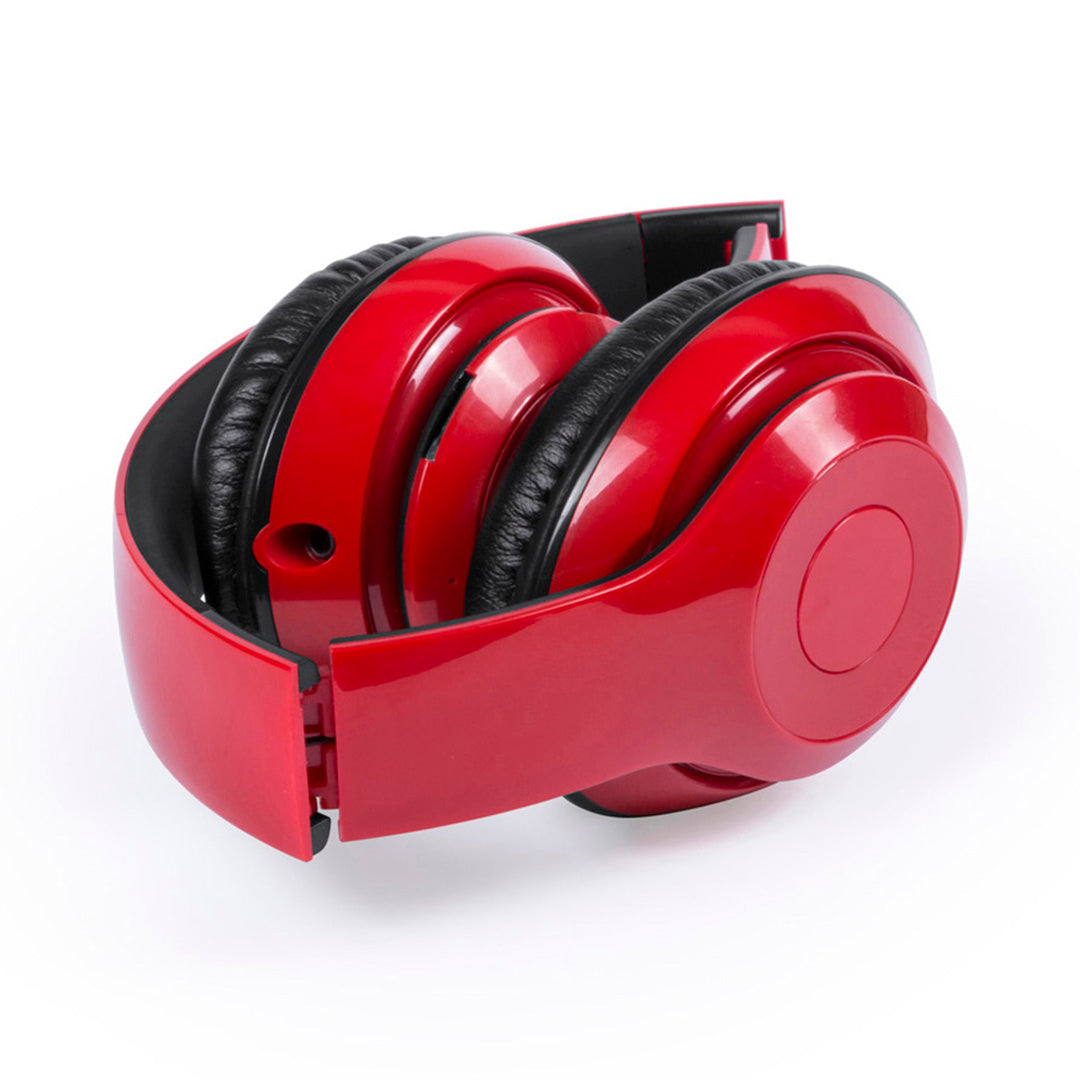 Casque audio bluetooth jack 3,5 mm, batterie 400 mAh LEGOLAX rouge