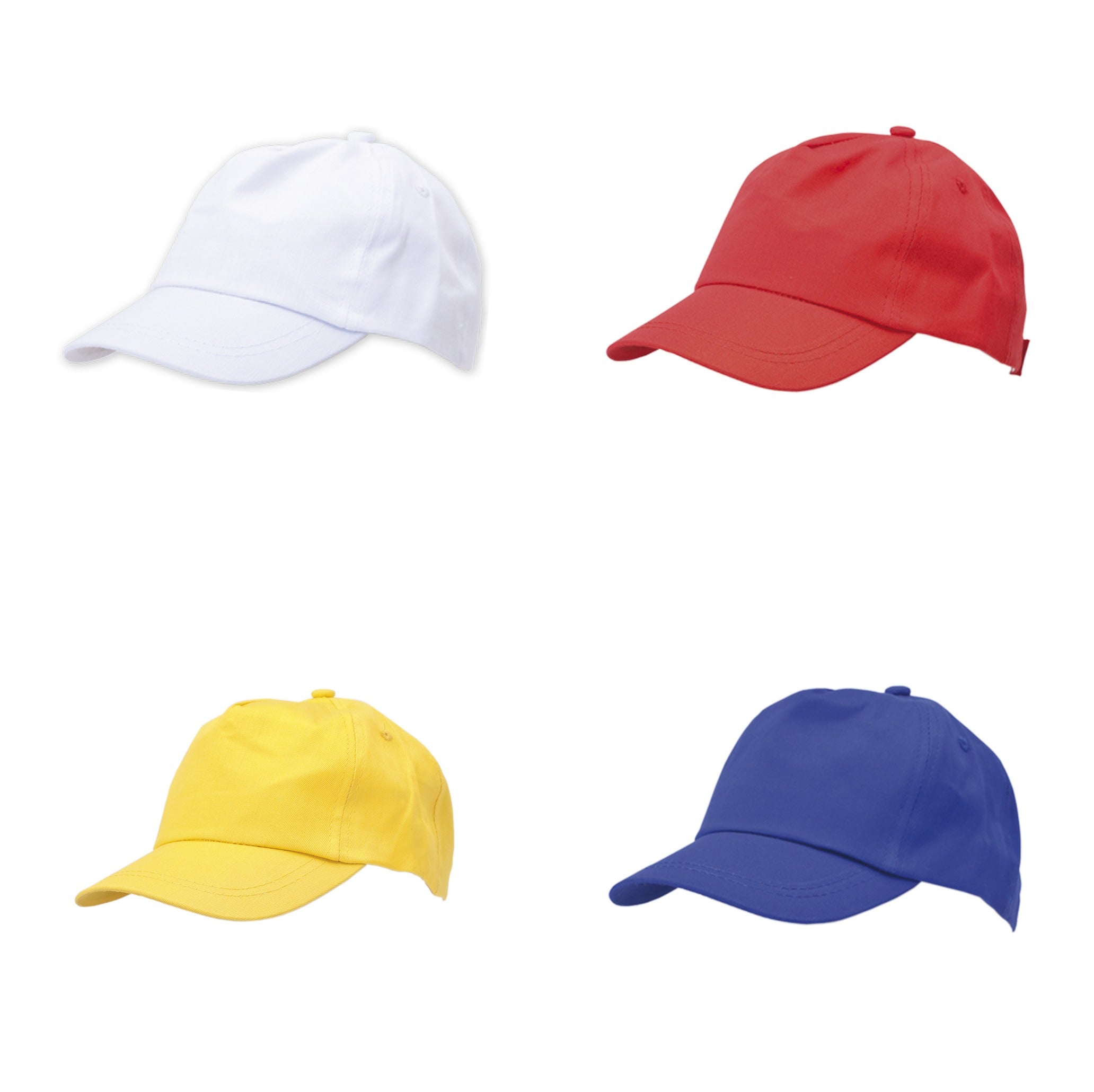 Casquette à 5 panneaux avec fermeture ajustable par velcro