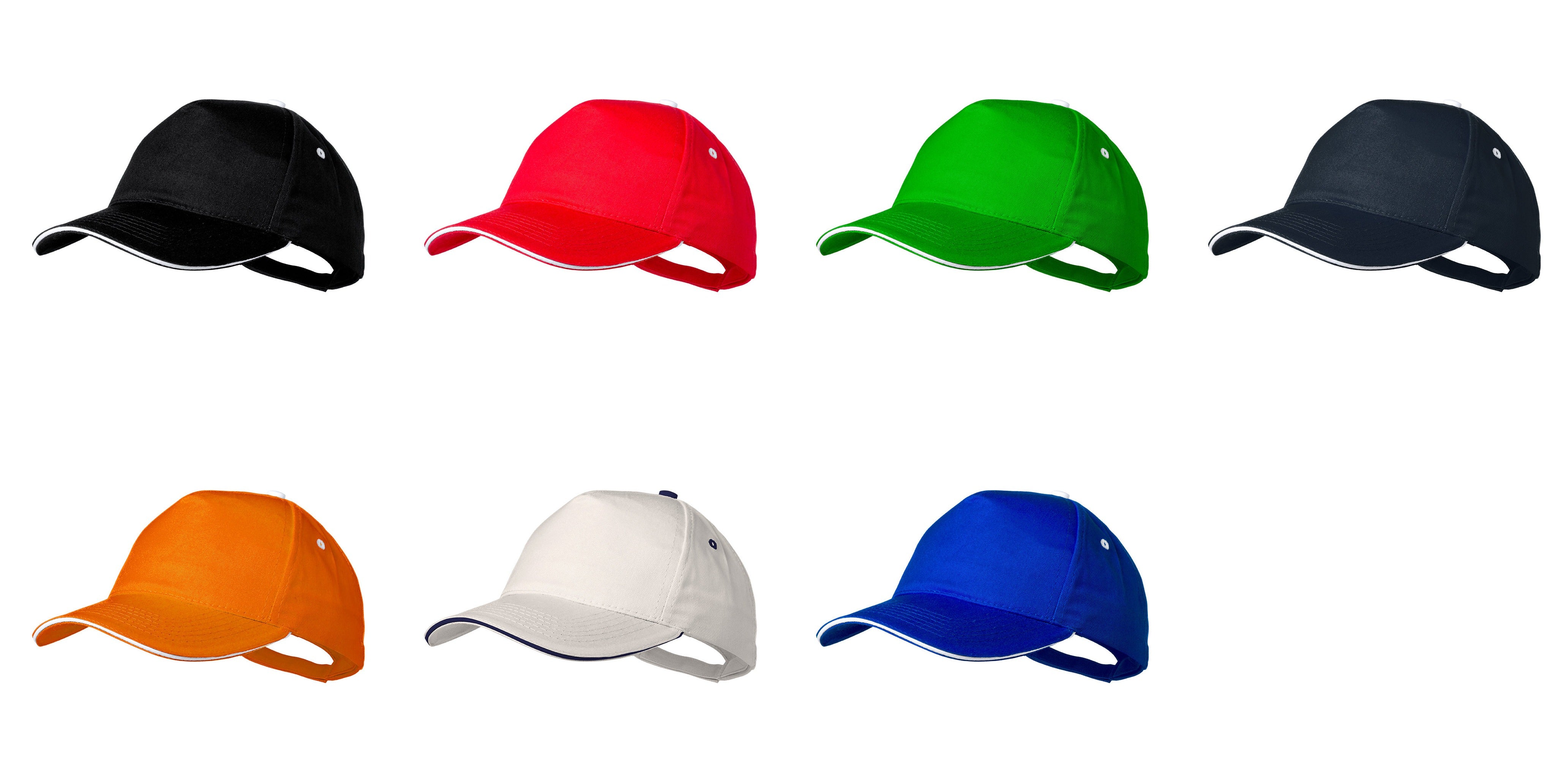 Casquette à 5 panneaux en 100% coton FIVE