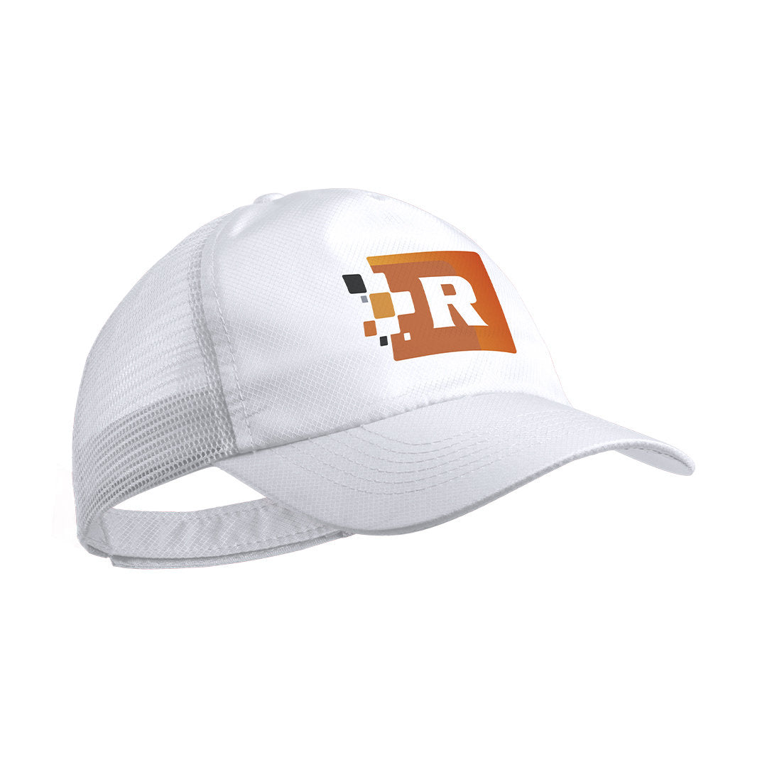 Casquette 5 panneaux en microfibre polyester HARUM