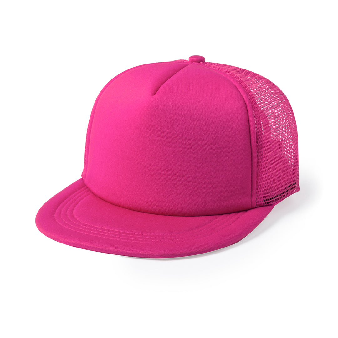 Casquette 5 Panneaux fermeture plastique en polyester YOBS