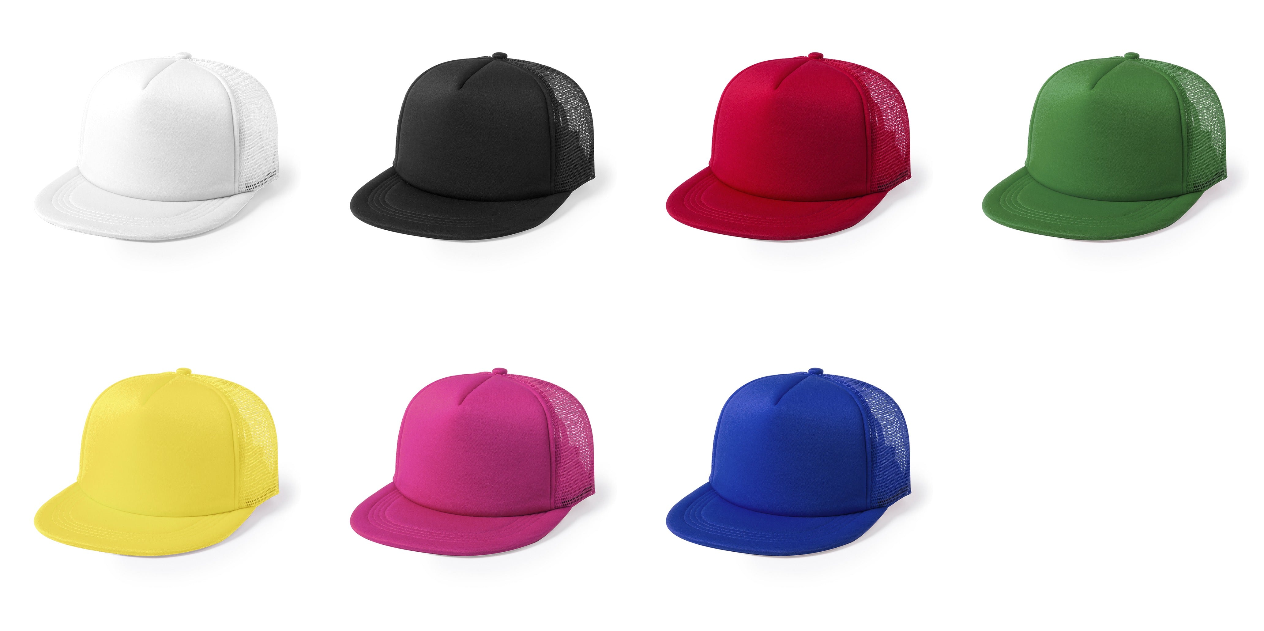 Casquette 5 Panneaux fermeture plastique en polyester YOBS