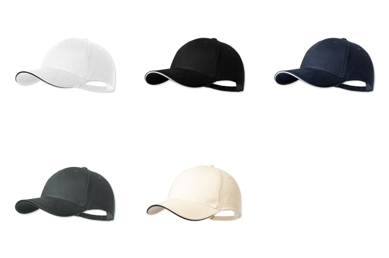 Casquette 6 Pans En Coton Peigné Résistant 250G/M2 Linnea Casquettes