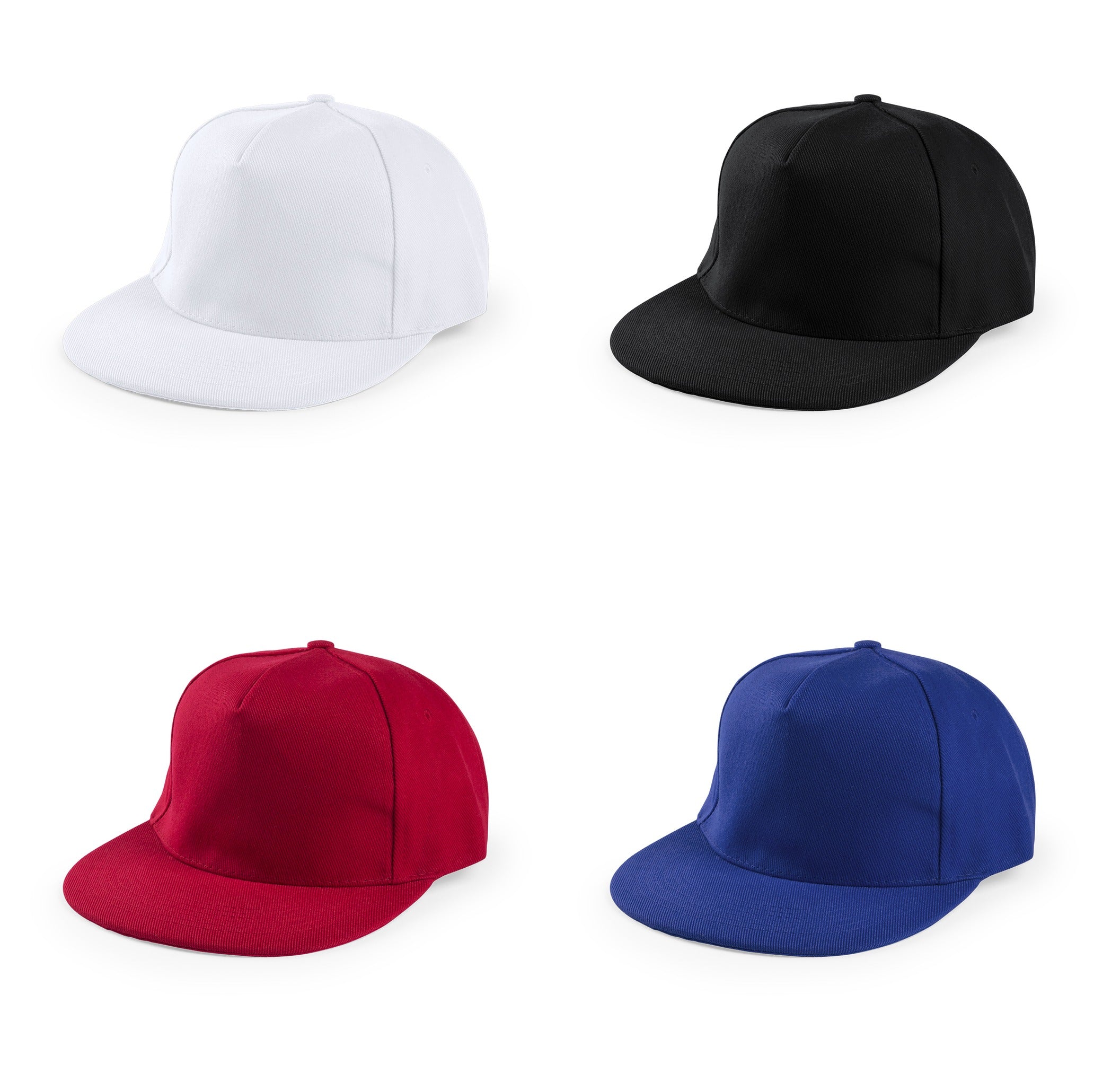Casquette à 5 panneaux avec visière plate matelassée LORENZ