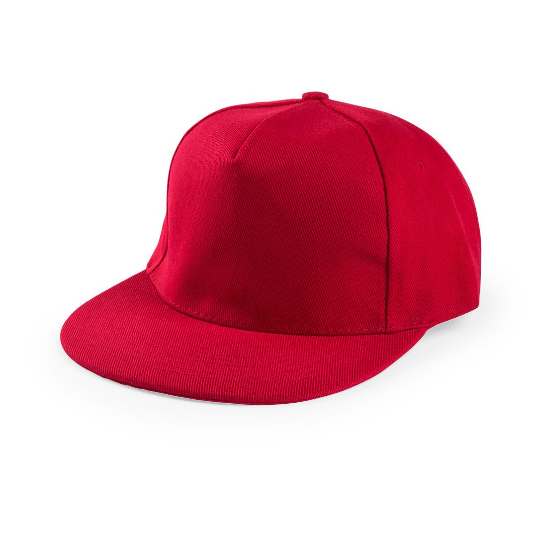 Casquette à 5 panneaux avec visière plate matelassée LORENZ