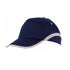 Casquette à 5 panneaux en 100% coton avec liseré contrasté sur la visière et les côtés LINE