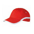 Casquette à 5 panneaux en 100% coton avec liseré contrasté sur la visière et les côtés LINE