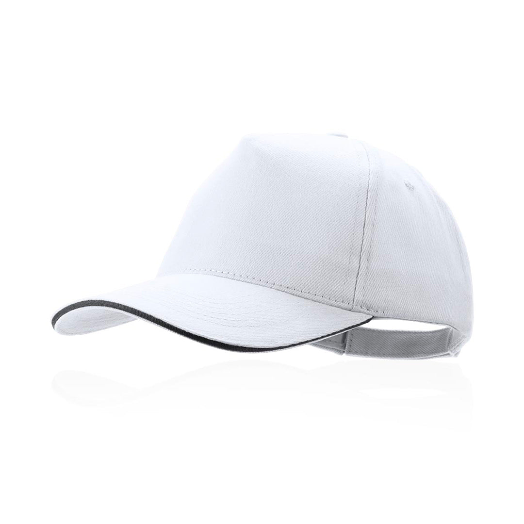 Casquette à 5 panneaux en 100% coton peigné KISSE