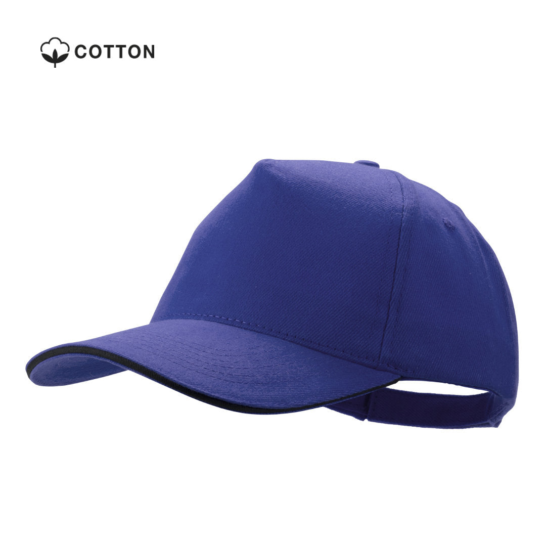 Casquette à 5 panneaux en 100% coton peigné KISSE