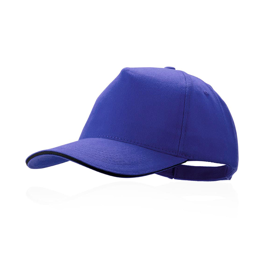 Casquette à 5 panneaux en 100% coton peigné KISSE