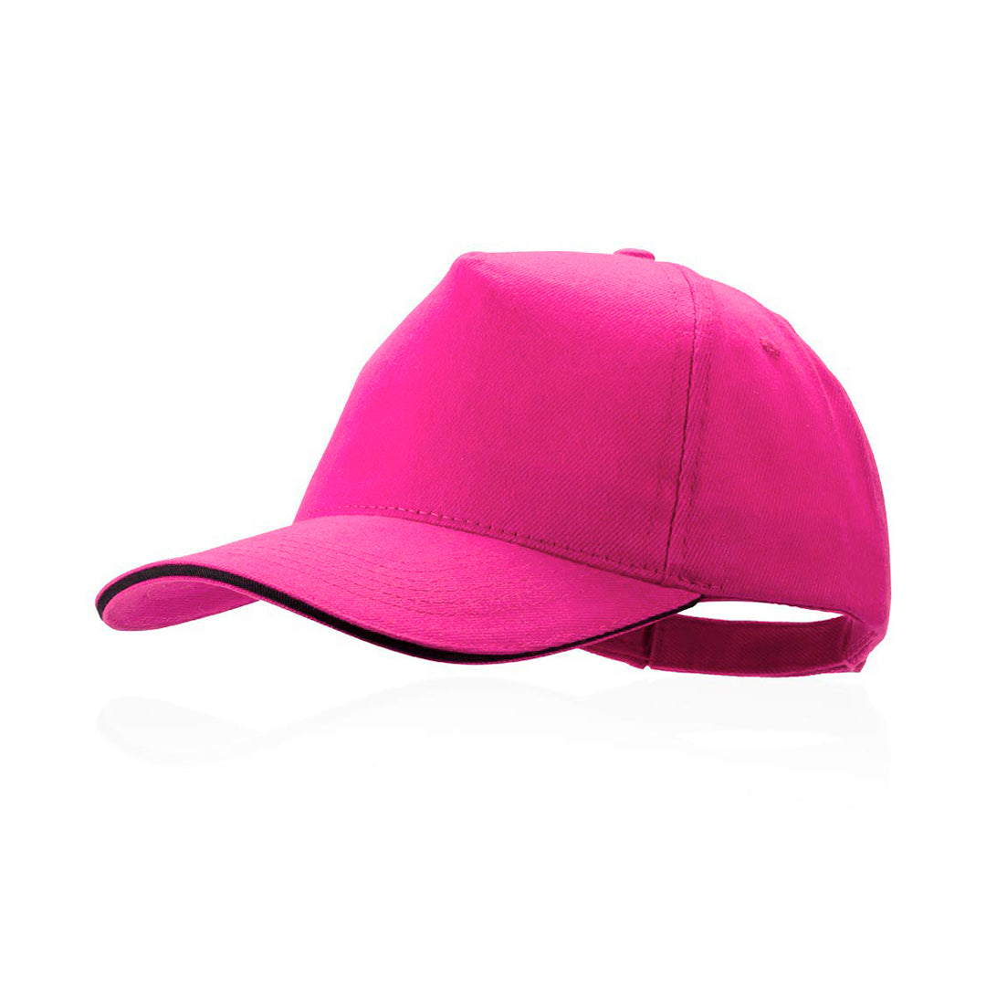 Casquette à 5 panneaux en 100% coton peigné KISSE