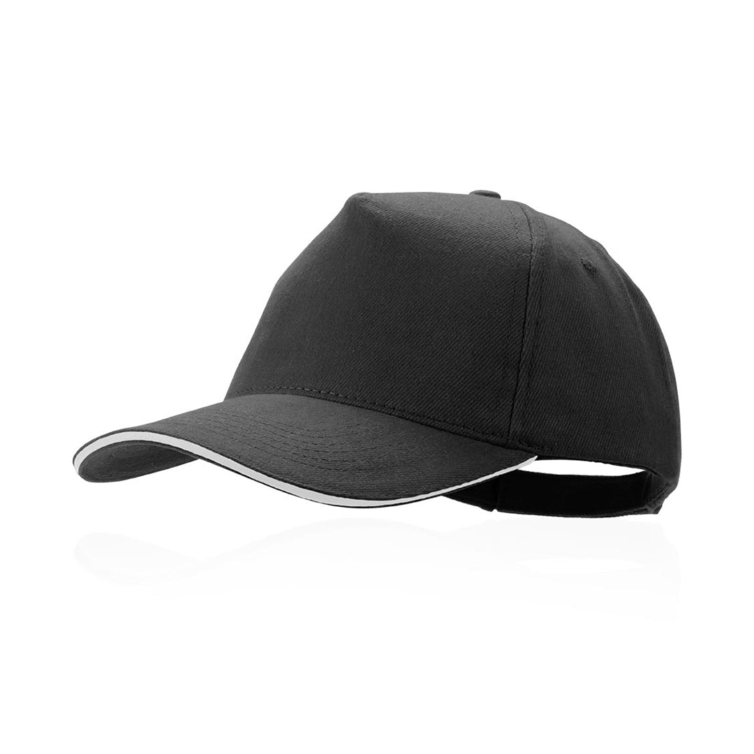 Casquette à 5 panneaux en 100% coton peigné KISSE
