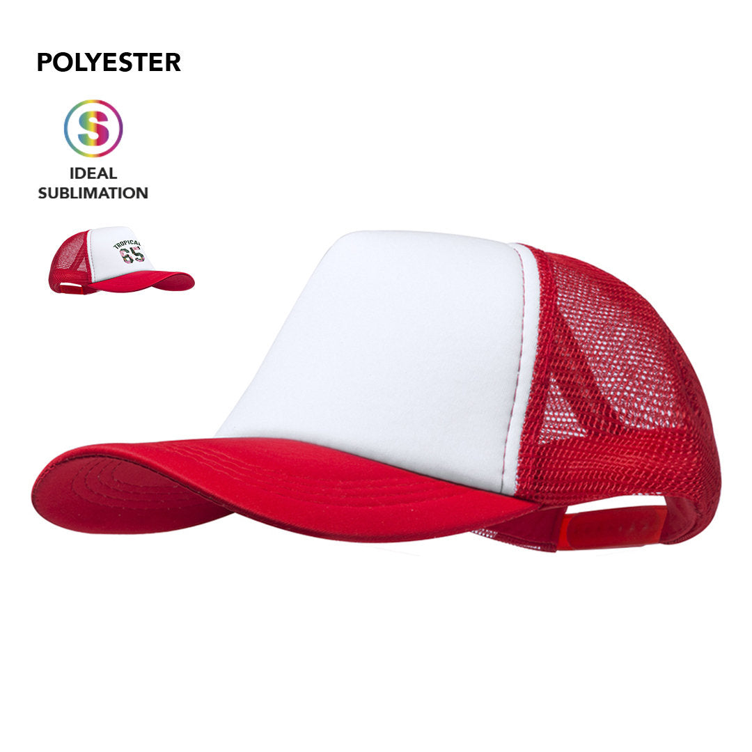Casquette à 5 Panneaux fermeture plastique polyester ZODAK