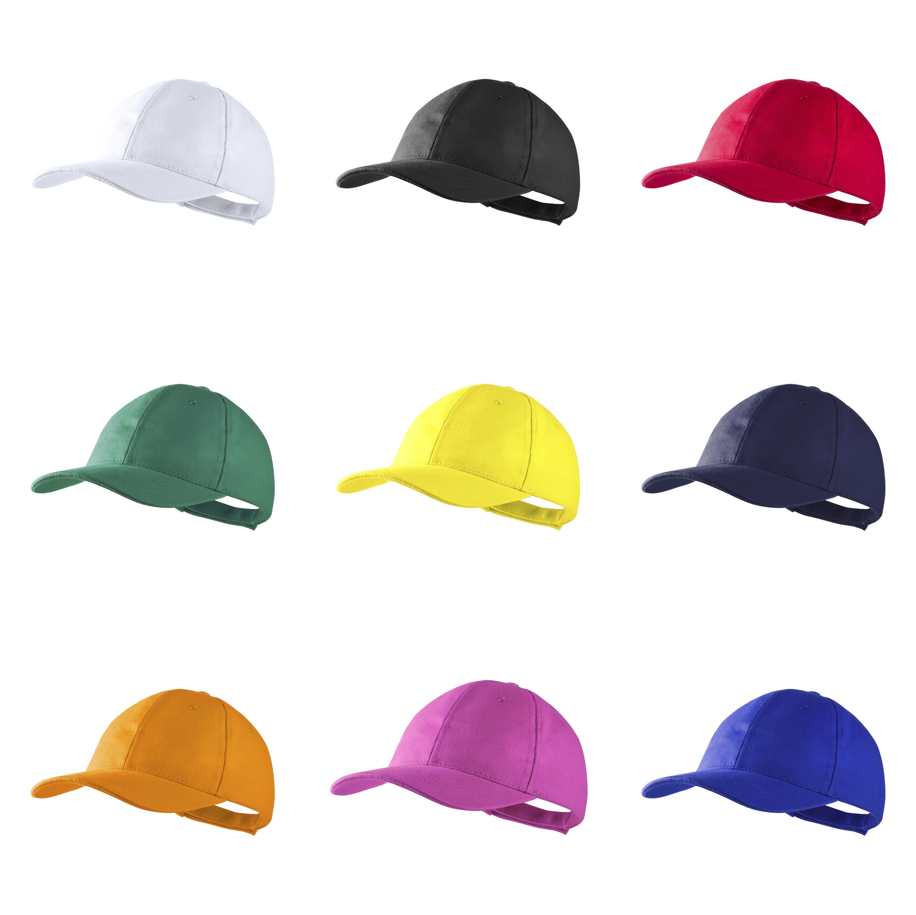 Casquette à 6 panneaux en 100% coton peigné RITTEL