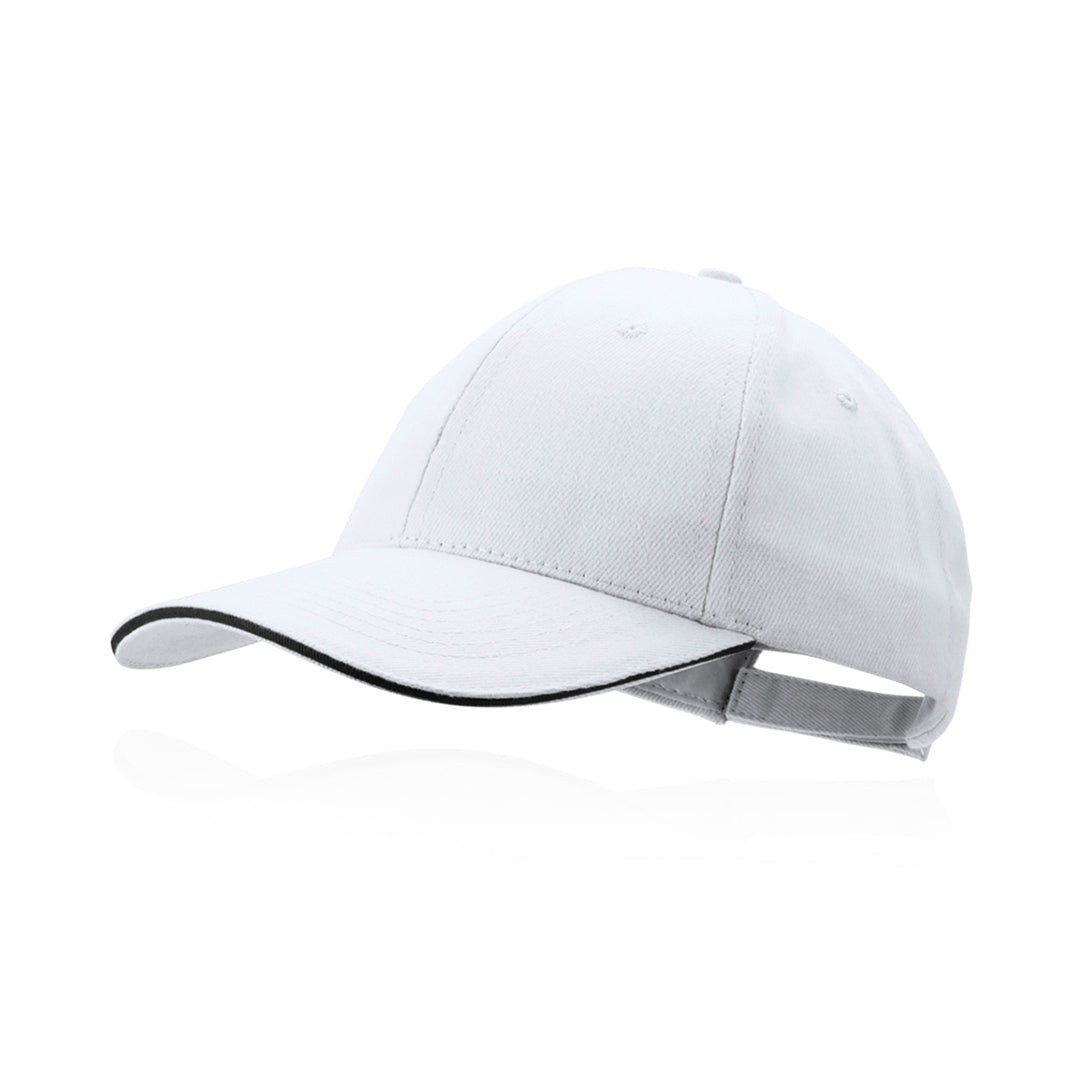 Casquette à 6 panneaux en 100% coton peigné RUBEC