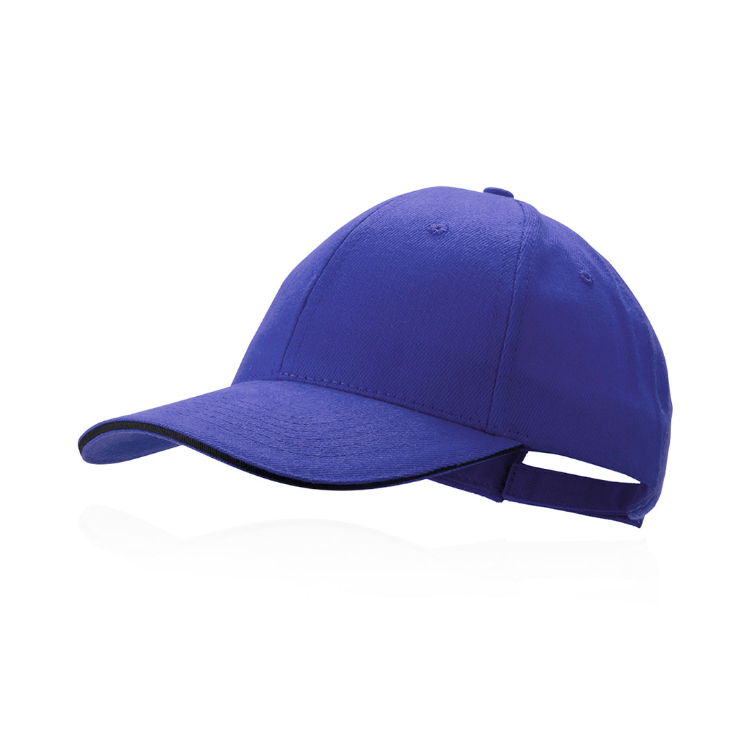 Casquette à 6 panneaux en 100% coton peigné RUBEC