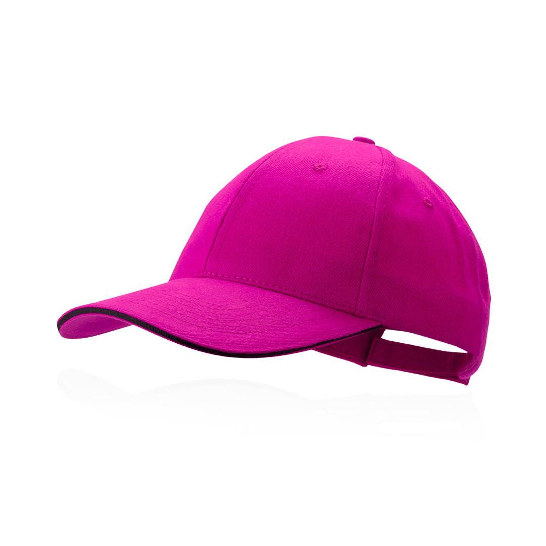 Casquette à 6 panneaux en 100% coton peigné RUBEC