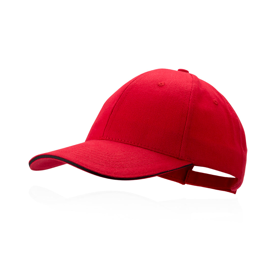 Casquette à 6 panneaux en 100% coton peigné RUBEC