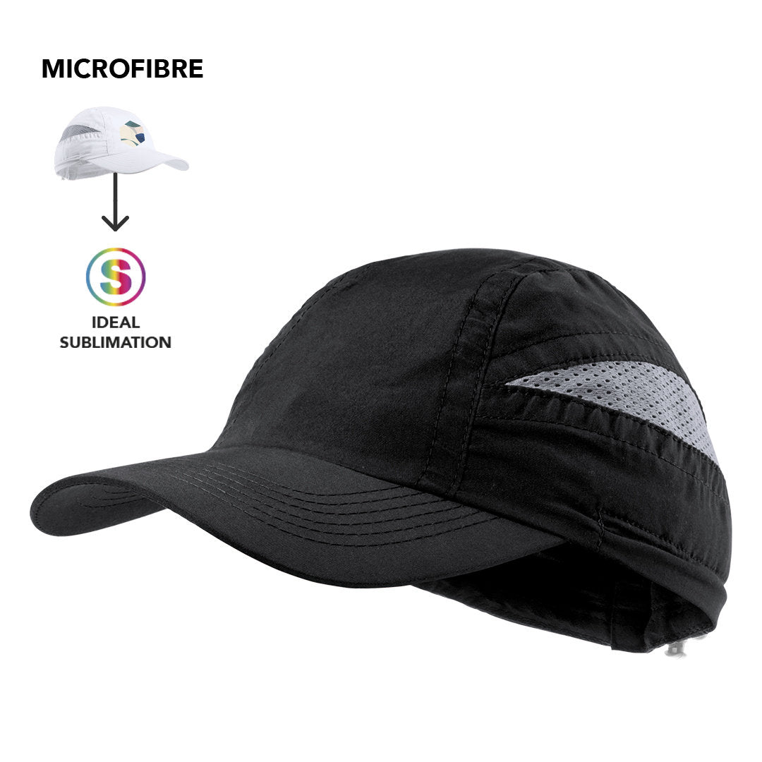 Casquette de sport à 7 panneaux en microfibre douce LAIMBUR