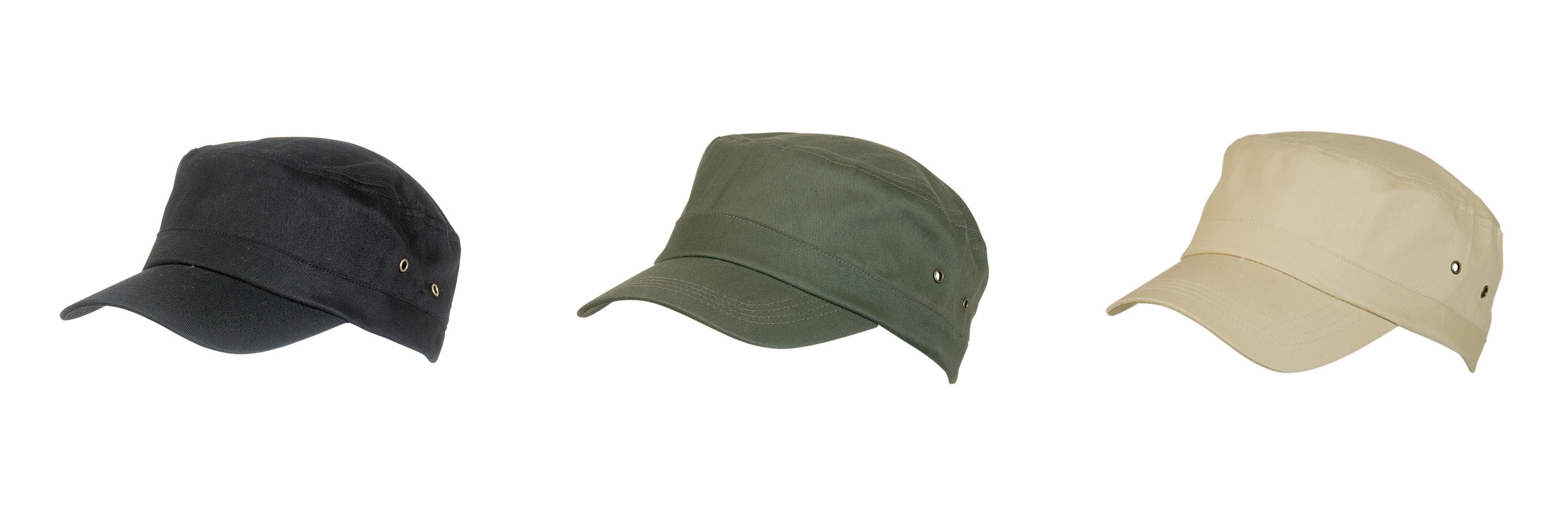 Casquette de type militaire en 100% coton peigné SAIGON