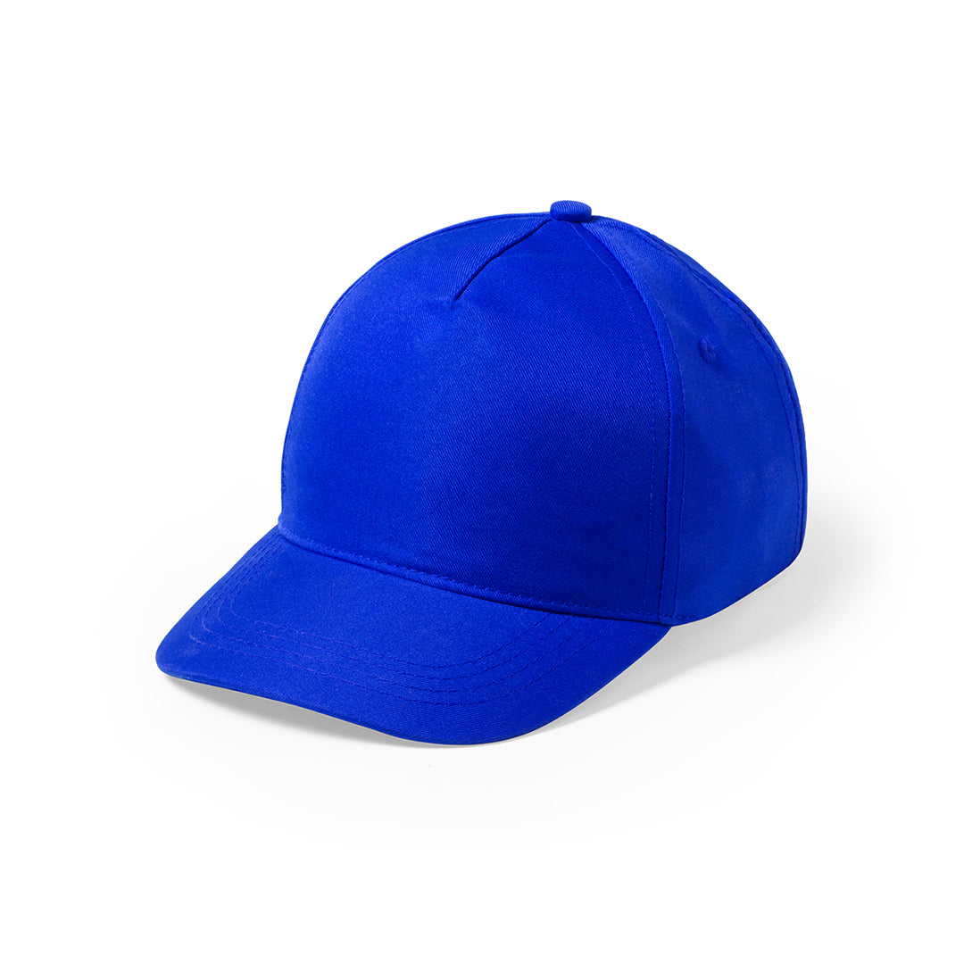 Casquette à 5 panneaux avec fermeture velcro réglable