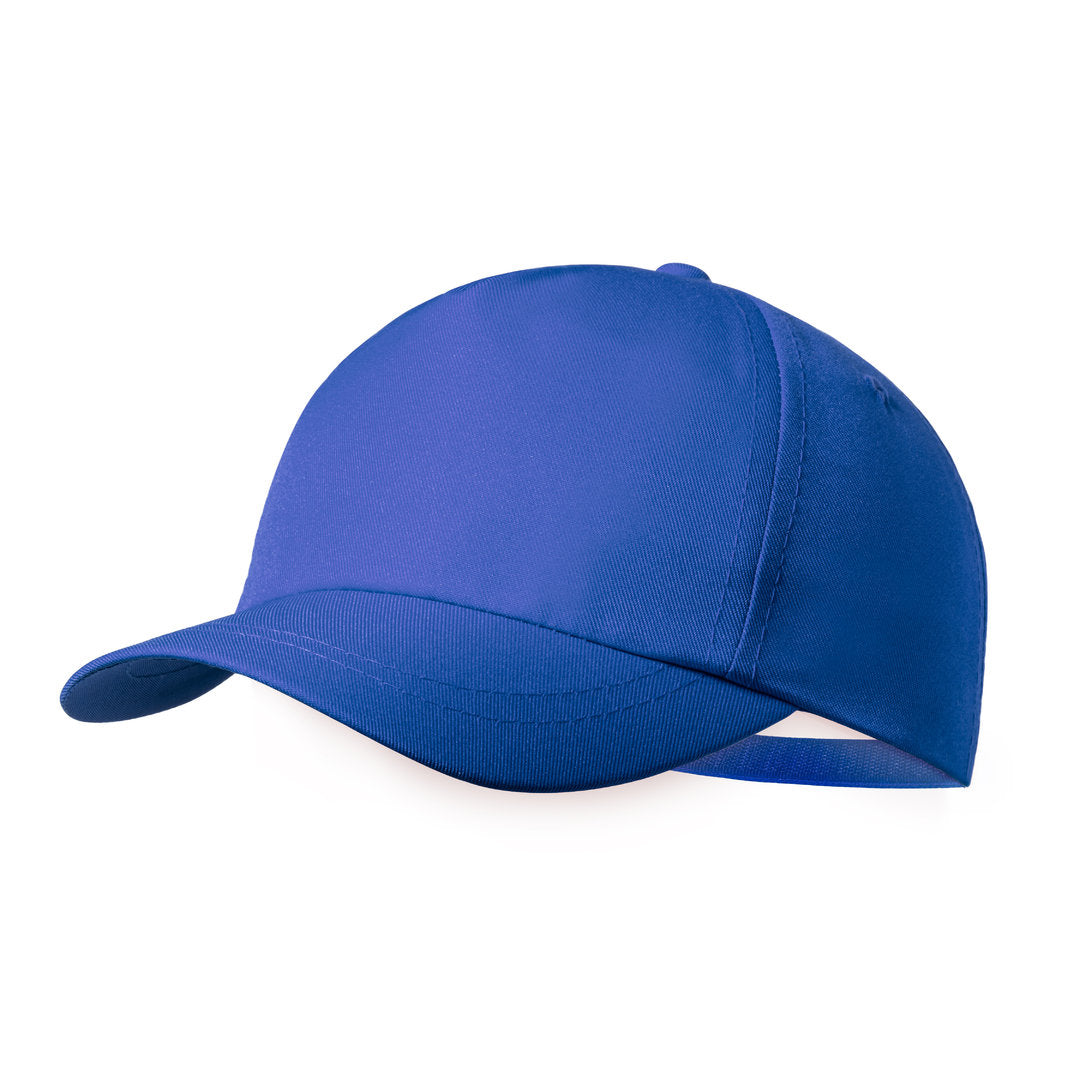 Casquette enfant en RPET avec finition lisse et fermeture velcro