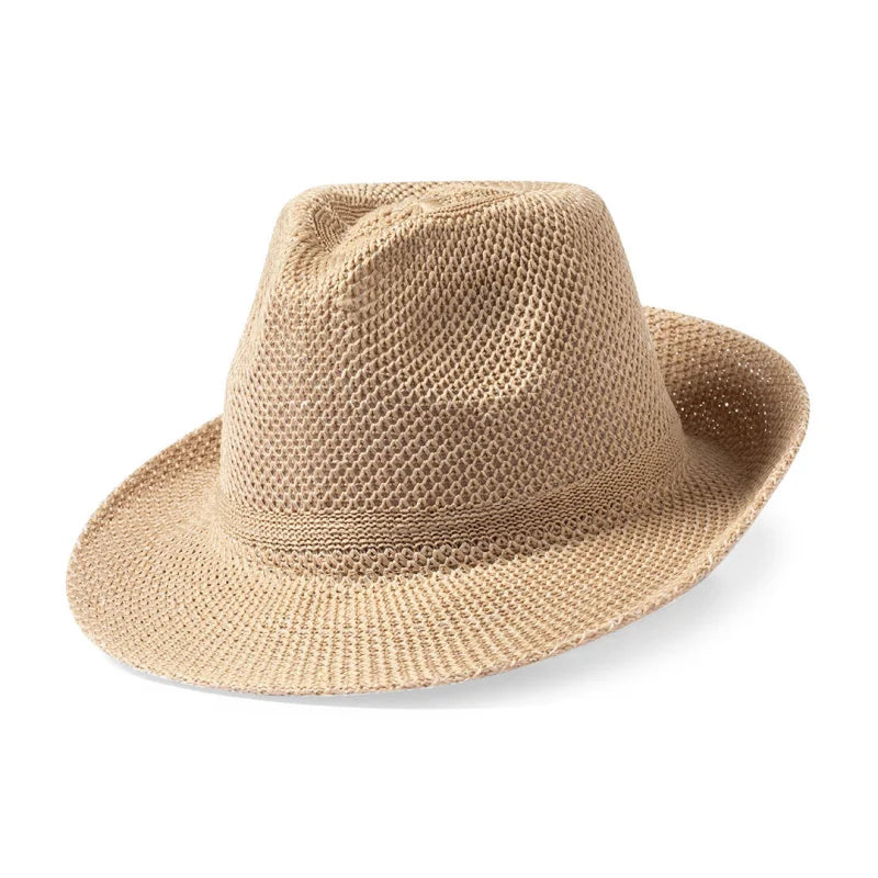 Chapeau De Haute Qualité En Matière Synthétique Timbu Beige Chapeaux