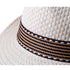 Chapeau En Fibre Synthétique Avec Un Ruban Extérieur Élégant Cousu Kaobex Chapeaux blanc