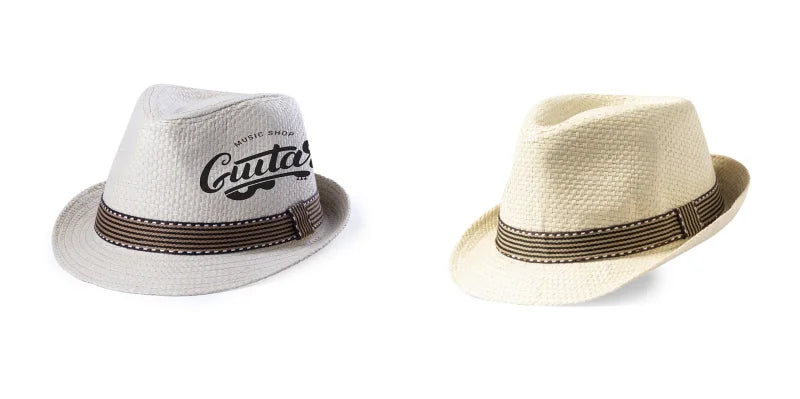 Chapeau En Fibre Synthétique Avec Un Ruban Extérieur Élégant Cousu Kaobex Chapeaux coloris au choix
