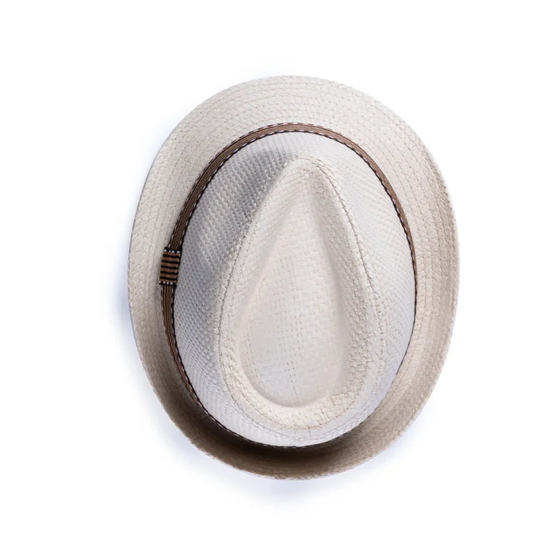 Chapeau En Fibre Synthétique Avec Un Ruban Extérieur Élégant Cousu Kaobex Chapeaux