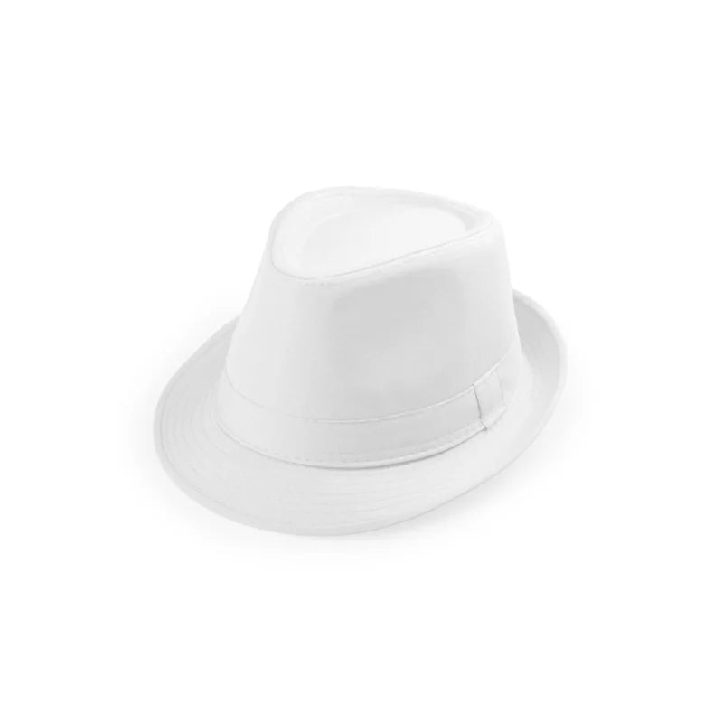 Chapeau En Mélange De Coton Et Polyester Likos Blanc Chapeaux