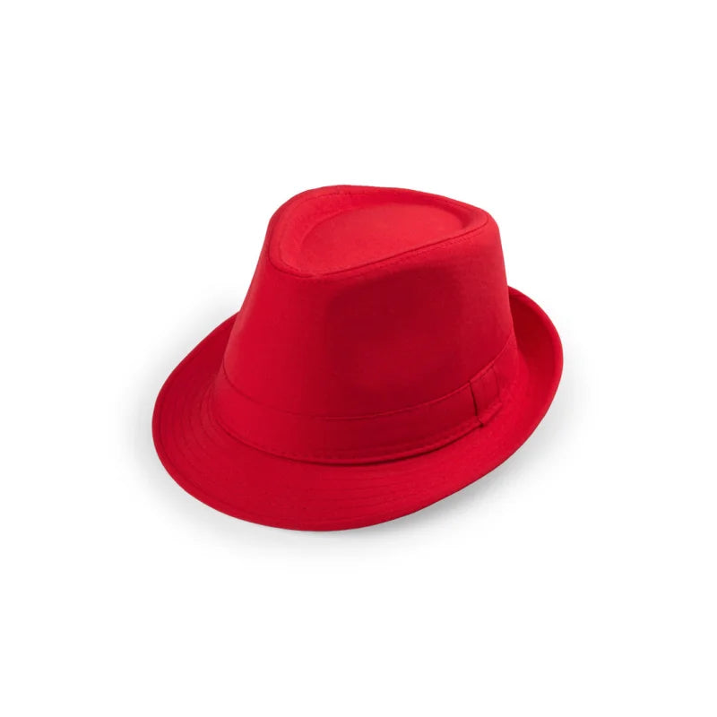 Chapeau En Mélange De Coton Et Polyester Likos Rouge Chapeaux