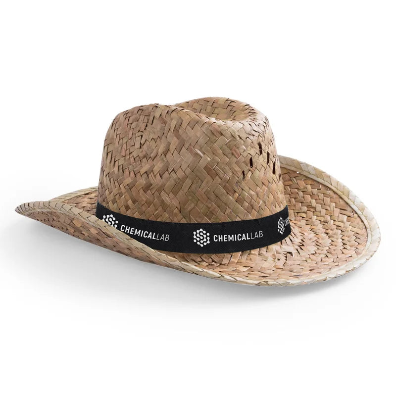 Chapeau En Paille Couleur Verdâtre Naturel Avec Ruban Intérieur Confortable Bull Chapeaux