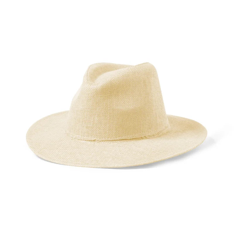 Chapeau En Paille De Papier Avec Sangle Intérieur Réglable Mulins Naturelle Chapeaux